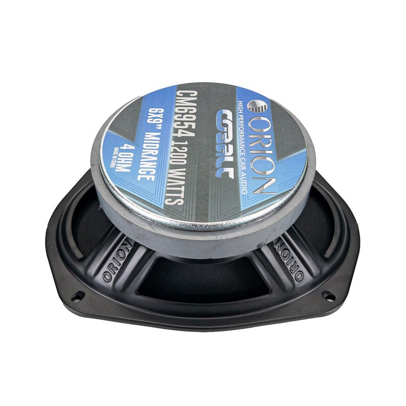 ORION Cobalt CM6954 High Efficiency 6x9 Mid-Range Bullet Loudspeakers, 1200W Max Power, 300W RMS, 4 Ohm, 1.5" Voice Coil - Pro Car Audio Stereo, Midrange Speakers (Pair) - Image 5