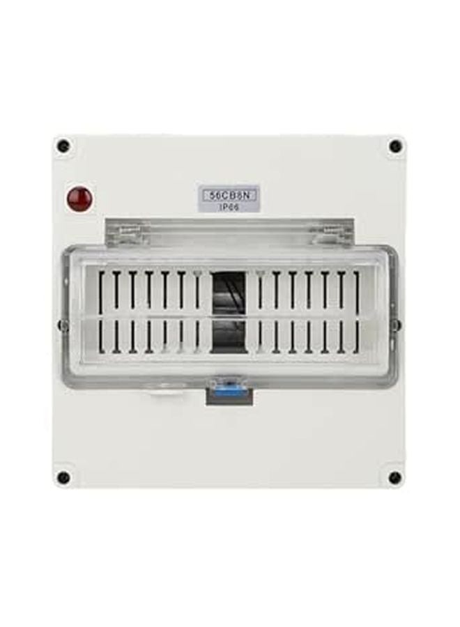 IP66 Waterproof Distribution Box with Circuit Breaker Indicator Light for Solar EV Charging Outdoor Indoor - Image 1