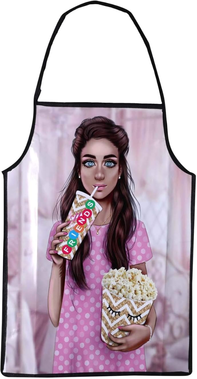 اجفا مريلة مطبخ أغفا للرسم ثلاثي الأبعاد، 52 × 72 سم - متعددة الألوان