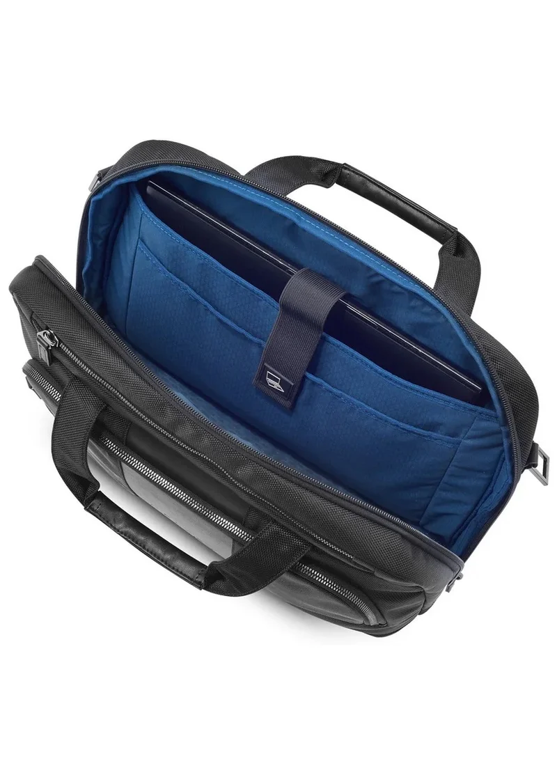 DELSEY Paris Wagram 1 Comparment Satchel Breifecase 15.6 inch - Black