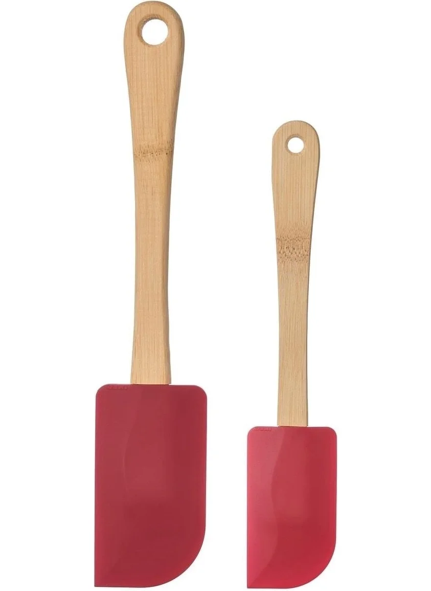 أيكيا Vınterfınt Bamboo Handle Spatula Set of 2