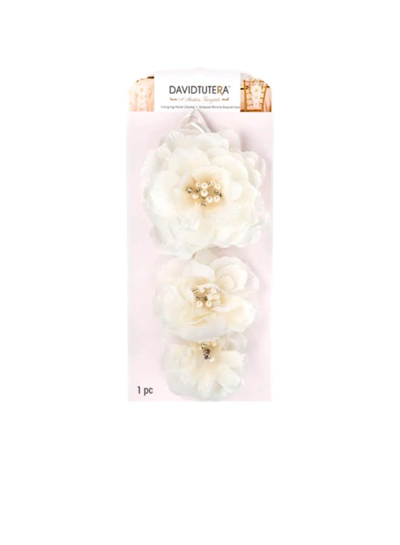 ديفيد توتيرا سلسلة زهور ثلاثية بمقبض شريط أبيض 12.5 بوصة - Image 3