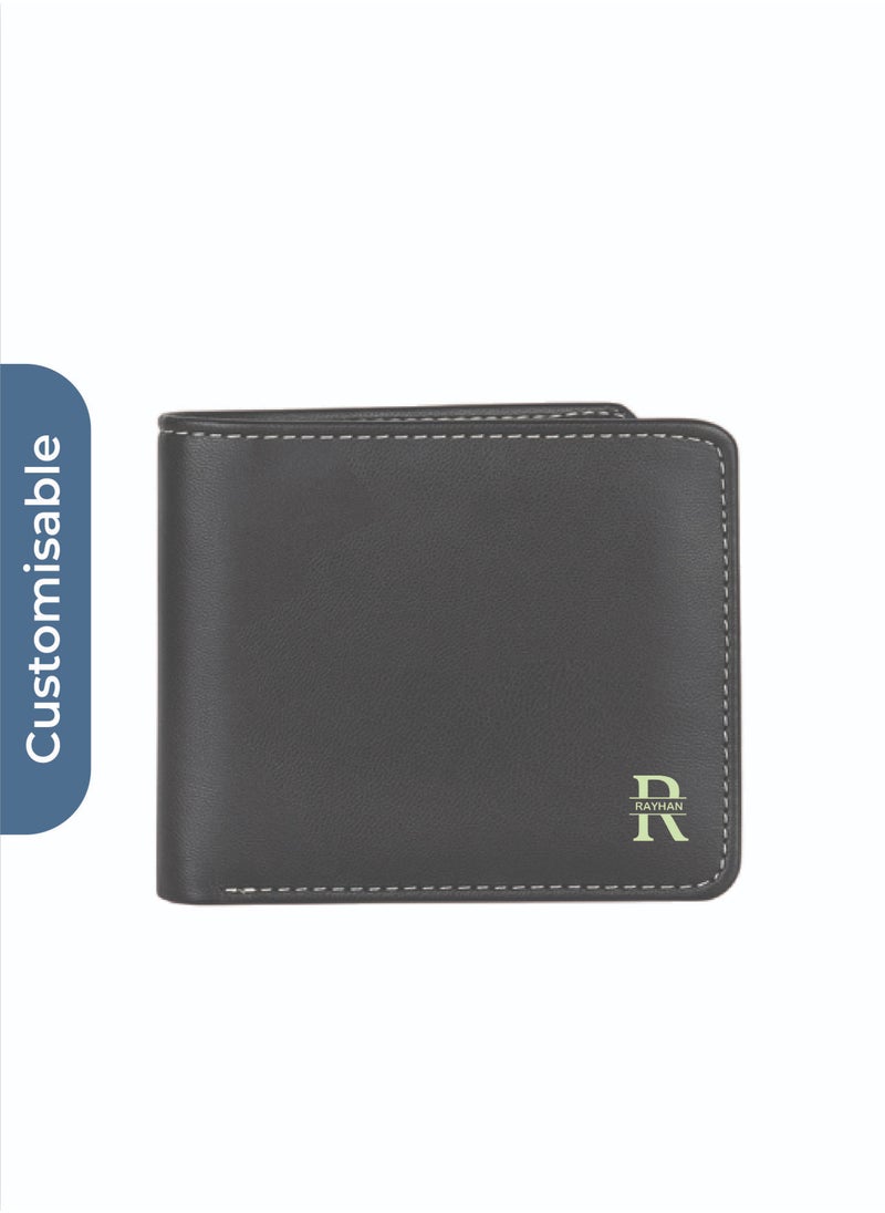 Eco-neutral Personalised FISS - eco-neutral® Cactus Leather Men's Wallet with Coin Pocket  - Image 3