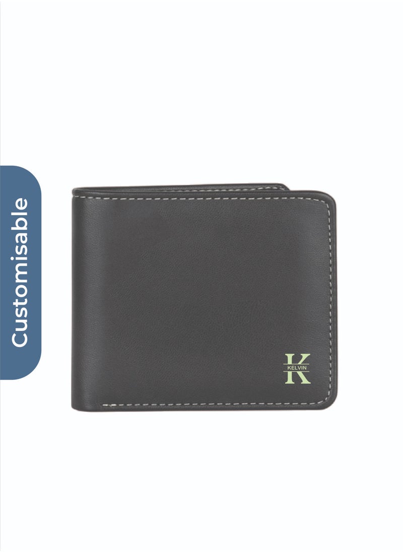 Eco-neutral Personalised FISS - eco-neutral® Cactus Leather Men's Wallet with Coin Pocket  - Image 2
