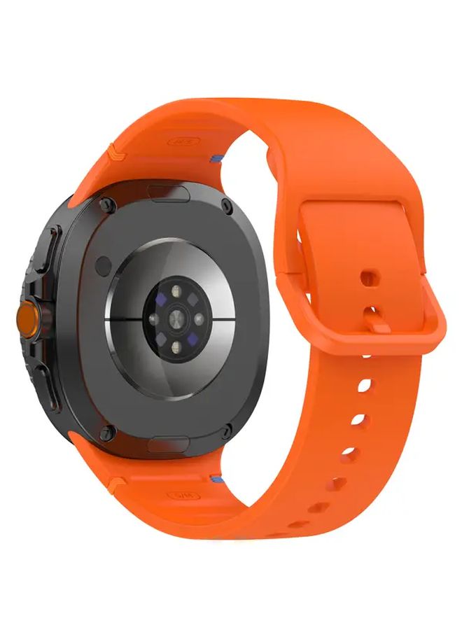 Deep Blue Silicone Sports Strap Compatible With Galaxy Watch 8 Classic 22mm - Image 5