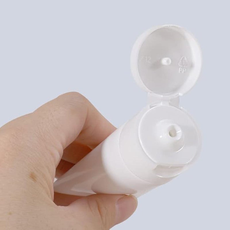 100Ml Refillable Soft Tubes - Pp Material Odorless Waterproof Portable Reusable Cosmetic Containers for Travel Business Trip Vacation Skin Care Storage - Image 4