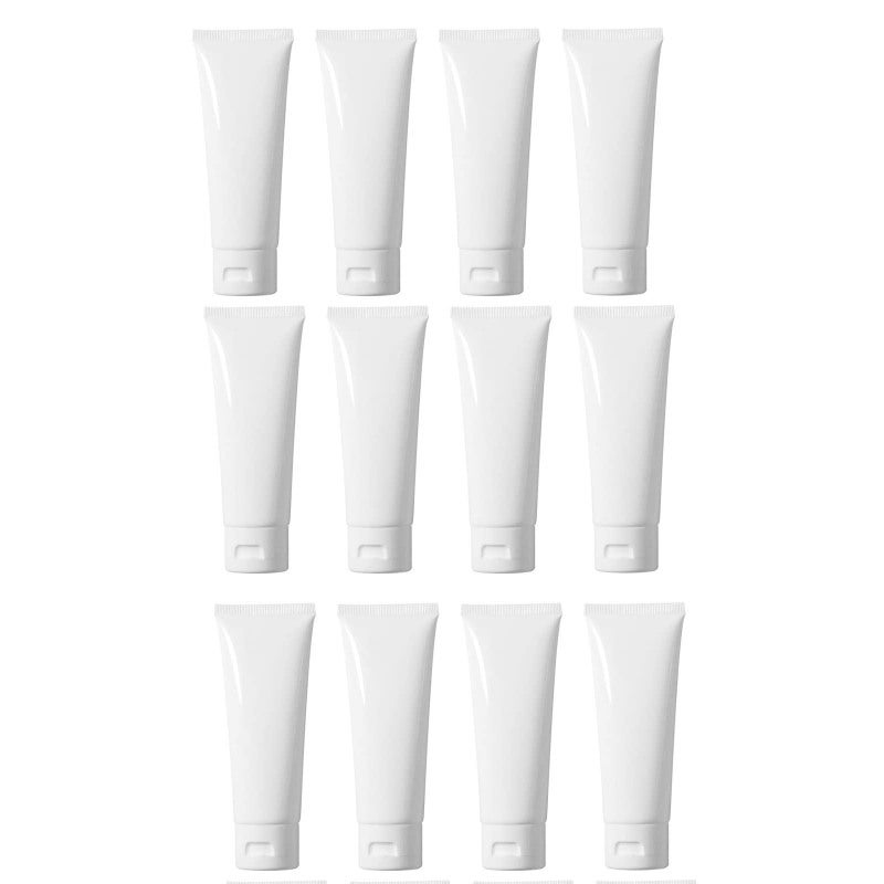 100Ml Refillable Soft Tubes - Pp Material Odorless Waterproof Portable Reusable Cosmetic Containers for Travel Business Trip Vacation Skin Care Storage - Image 1