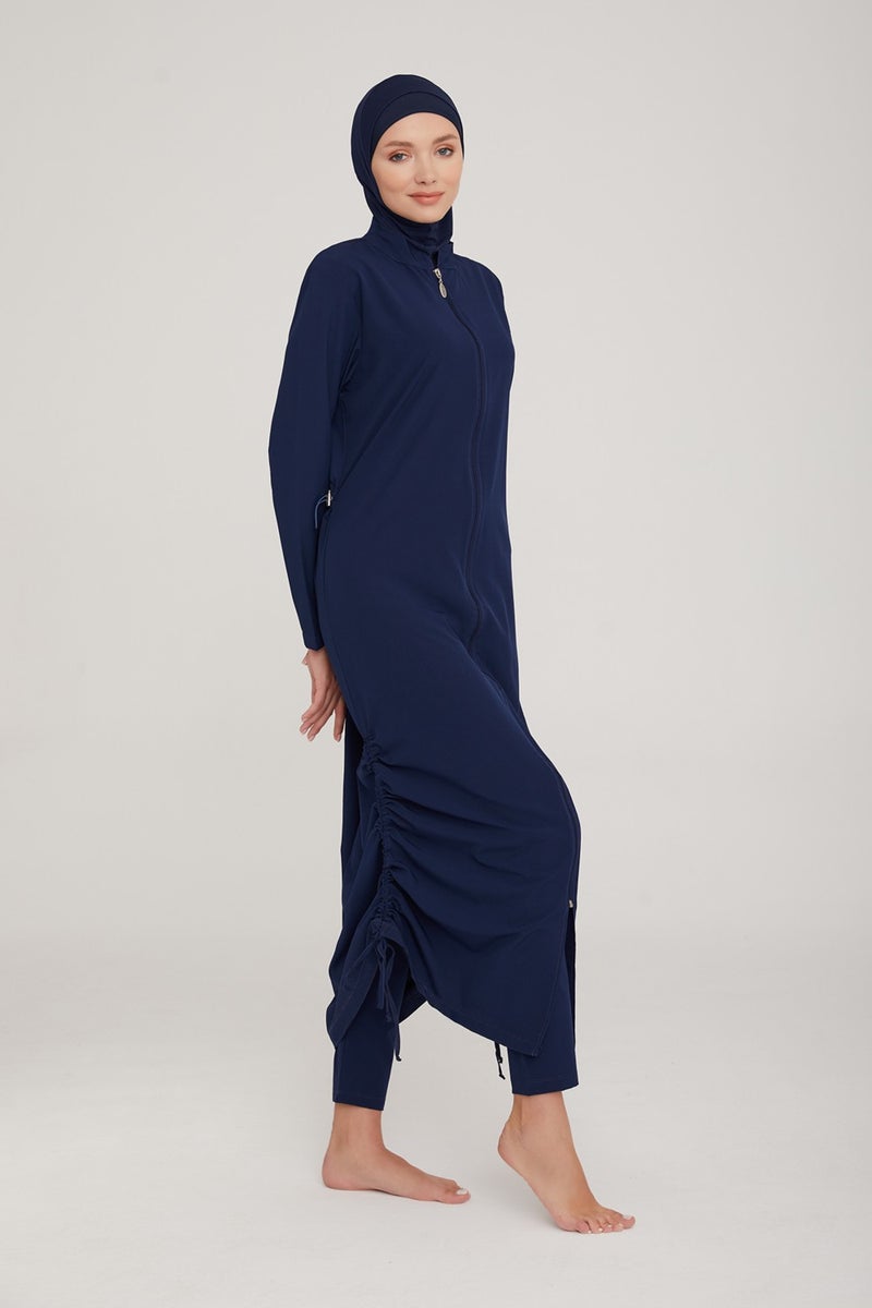 Remsa Mayo Remsa Swimsuit Long Full Length Fully Covered Hijab Swimsuit Winta 4065 Dark Navy Blue Remsa Swimsuit  - Image 4