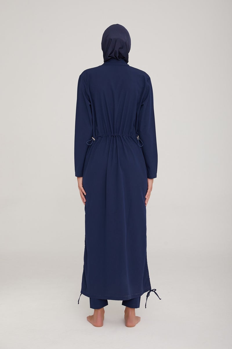 Remsa Mayo Remsa Swimsuit Long Full Length Fully Covered Hijab Swimsuit Winta 4065 Dark Navy Blue Remsa Swimsuit  - Image 5