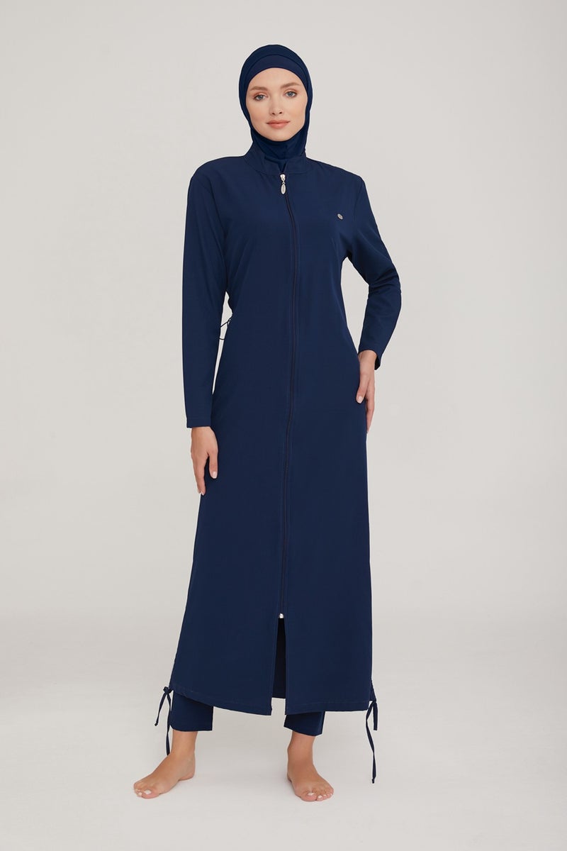 Remsa Mayo Remsa Swimsuit Long Full Length Fully Covered Hijab Swimsuit Winta 4065 Dark Navy Blue Remsa Swimsuit  - Image 2