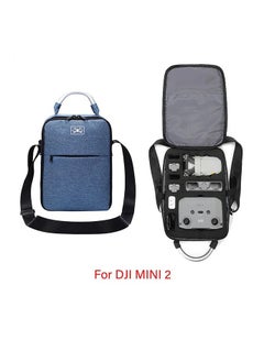 dji Storage Bag For Dji Mini 2, Drone Outdoor Carrying Box Case, Portable Travel Organizer Shoulder Bag, Durable Drone Protective Cover Case For Dji Mini 2 Drone And Accessories, (Blue)  - Image 1