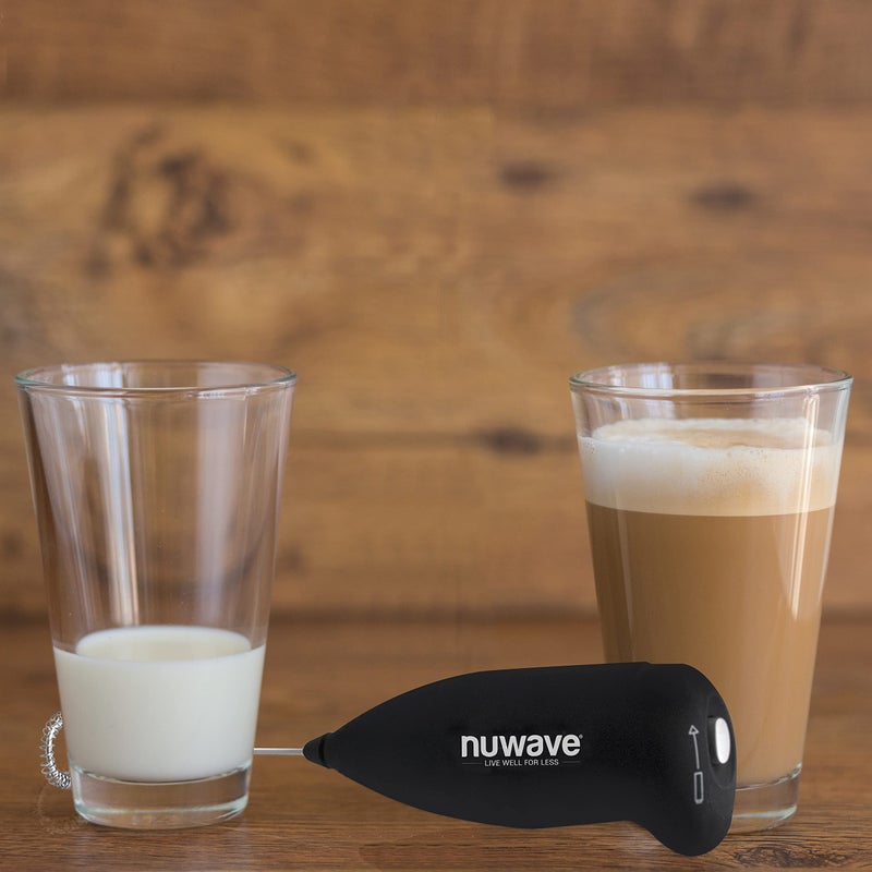 Nuwave Electric Milk Frother Handheld Set with Stand - Image 4