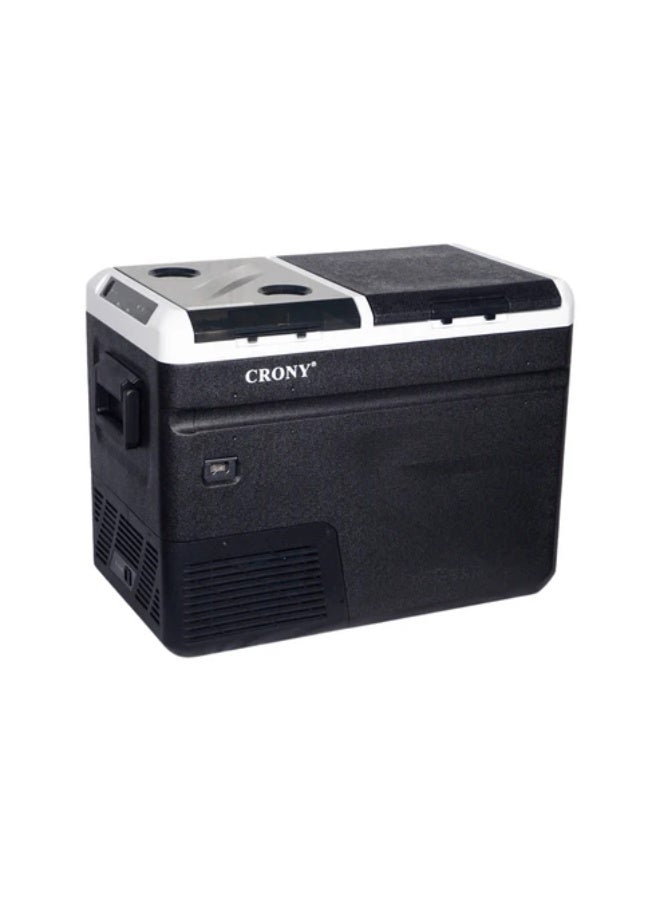 كروني ثلاجة مجمدة محمولة للسيارة TSL35 سعة 35 لترًا (-20 درجة مئوية ~ 20 درجة مئوية) مزدوجة الطاقة 12 فولت/24 فولت تيار مستمر و100-240 فولت تيار متردد مع شاشة LED، حماية بطارية السيارة، تصميم منخفض الضوضاء للتخييم والسفر والاستخدام المنزلي - Image 2