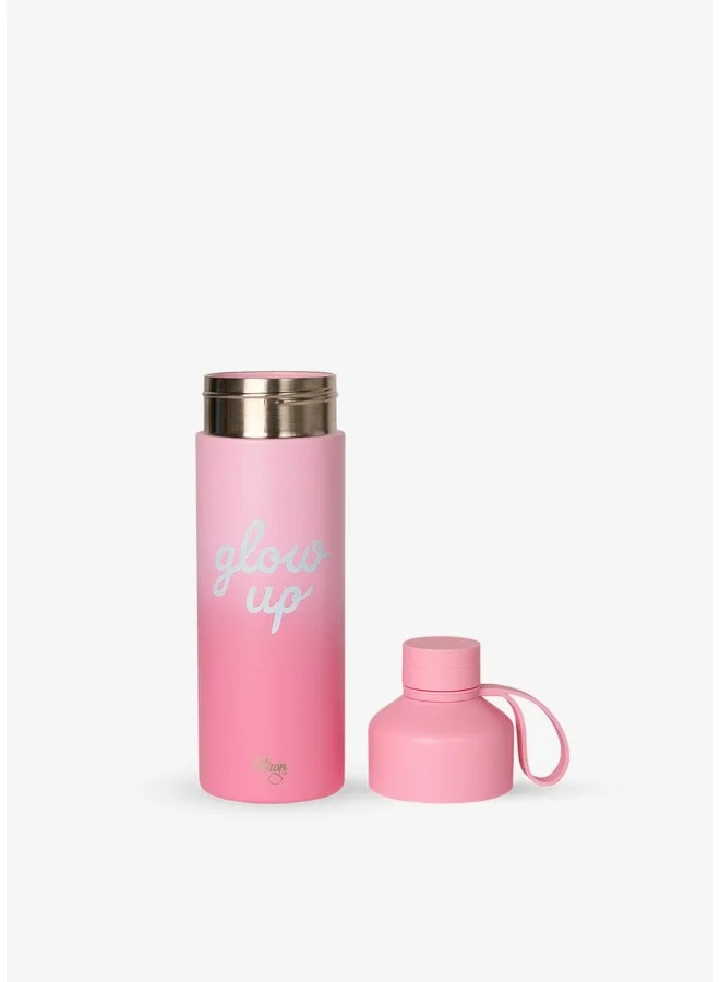 Citron Citron - Glow Up Duo Sip Stainless Steel Thermal Water Bottle - Pink - 750 ml