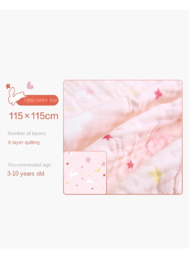 القطن الخالص 【ماص للماء وسريع الجفاف】 منشفة استحمام قطنية ناعمة ولطيفة على البشرة من الشاش المغسول للأطفال، منشفة استحمام كبيرة لحديثي الولادة - Image 1