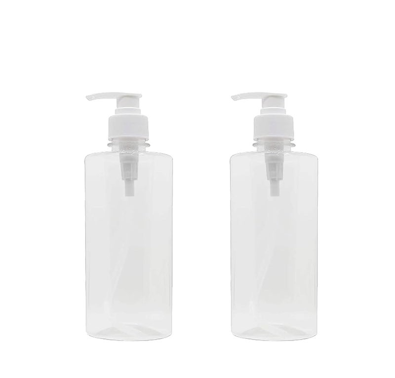 FUTURA MARKET Empty Plastic SanitizerLotionShampooCreamLiquid Dispenser Pump Bottle Pack of 2 500Ml Each - Image 1