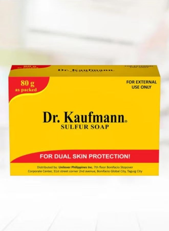 Dr. Kaufmann Xps Sulfur Soap For Dual Skin Protection 80 g Pcs - Image 1
