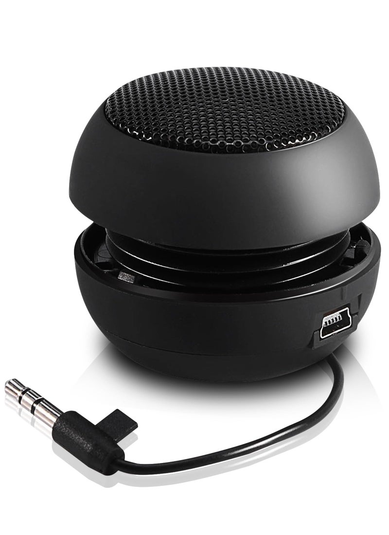 fosa Portable Mini Speaker USB Wired Small Speakers with 3.5mm Aux Input Jack, Travel Speakers for Laptop Computer MP3 Player Speaker for Mobile Phone, MP3, PC - Image 1