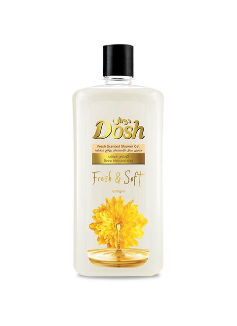 Fresh Scented Shower Gel Deep Moisturizing 600ml