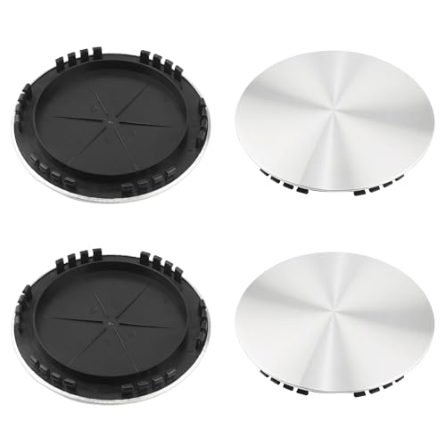 DewFlew 4Pcs Wheel Center Cap for 2002-2006Escalade Wheel Rim 199mm(7.83in) Silver Hub Cap Wheel Cover, Replacement 15650047 15650049 - Image 1