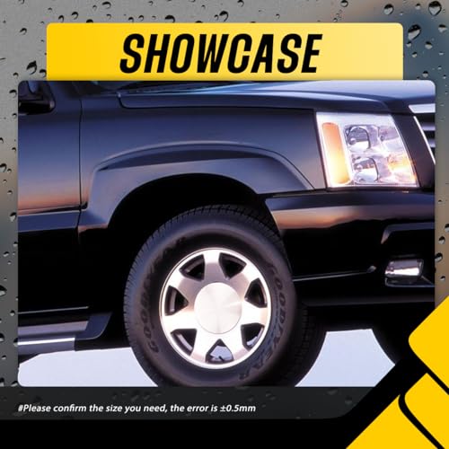 DewFlew 4Pcs Wheel Center Cap for 2002-2006Escalade Wheel Rim 199mm(7.83in) Silver Hub Cap Wheel Cover, Replacement 15650047 15650049 - Image 4