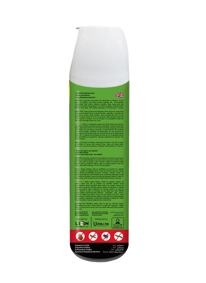 FAMIPRO  FAMIPRO Insect Green 2x400ml - Powerful Pest Control Spray for Home and Garden  - Image 2