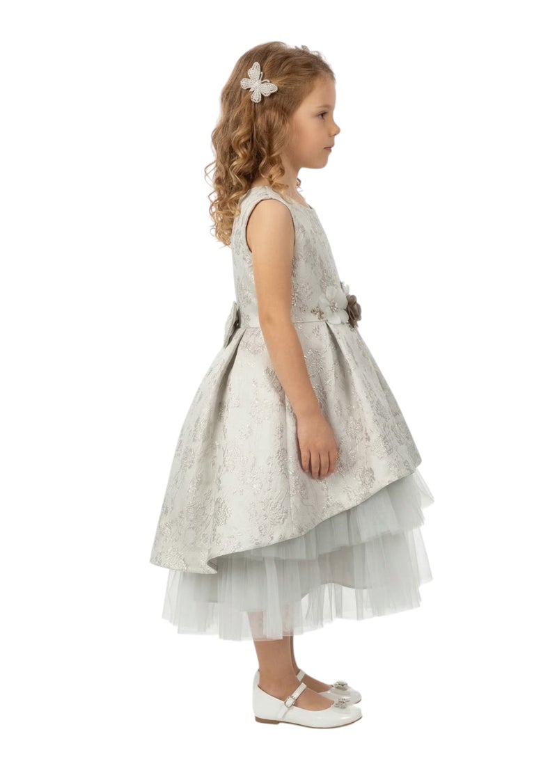 D'Daniela Floral Tulle Party Dress - Image 2