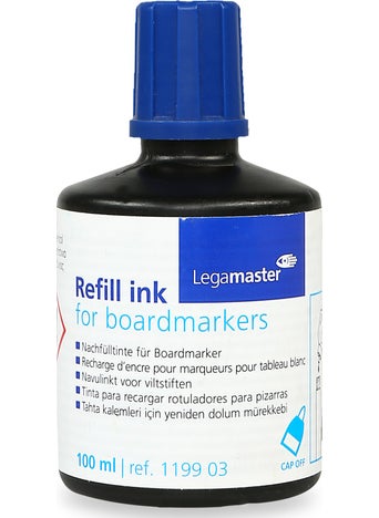 Whiteboard Marker Refill Ink 100 ml Blue