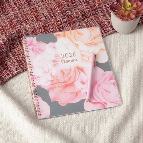 Blue Sky 2026 Monthly Planner Calendar January 2026 December 2026 8 x 10 Flexible Frosted Cover Laminated Tabs Durable Twin Wire Binding Joselyn - Image 3