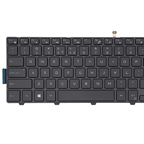 SUNMALL Laptop Replacement Keyboard with Frame Compatible with 15 3000 5000 3541 3542 3543 3551 3552 3558 3593 3567 5542 5545 5547 5755 5551 5558 5552 5758 5759 5559 Laptop NO Backlight - Image 4