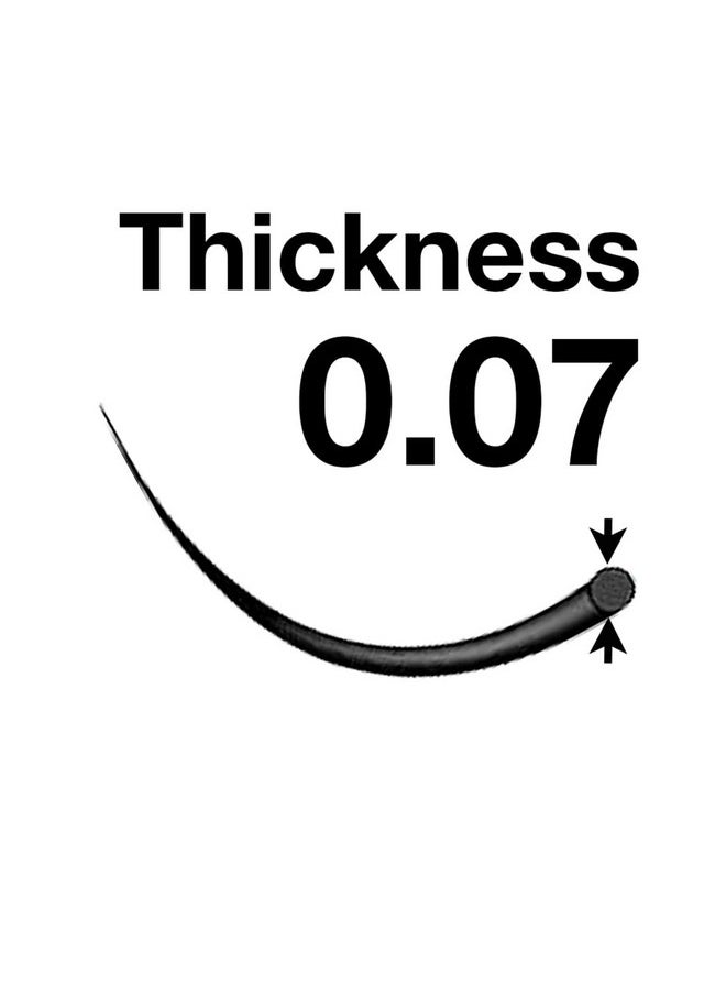 EMILYSTORES - Eyelash Extensions 0.07Mm Thickness D Curl Length 17Mm Single Size Rapid Volume Eyelash For Lash Extensions, Easy Fan Blooming Flower Lashes, Self Fanning Lashes, (0.07,D,17Mm) - Image 1