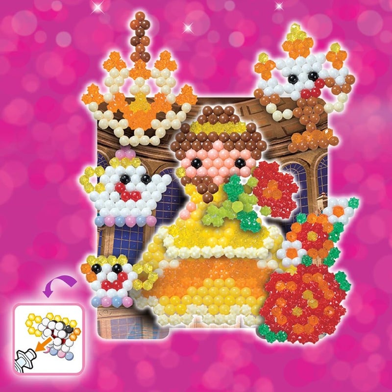 Aquabeads Disney Princess Creation Cube, Complete Arts & Crafts Bead Kit for Children - Over 2,500 Beads & Display Stand The Create Belle, Ariel, Tiana, Rapunzel and More - Image 4