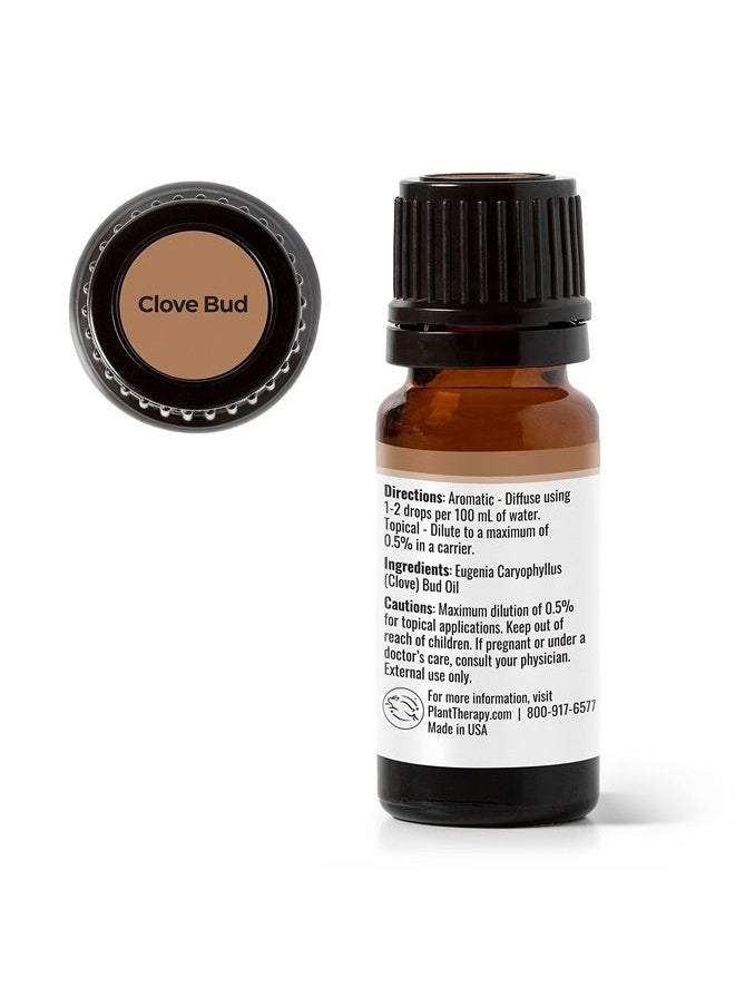 Plant Therapy - Clove Bud Essential Oil 100% Pure, Undiluted, Natural Aromatherapy, Therapeutic Grade 10 mL (1/3 oz) - Image 1