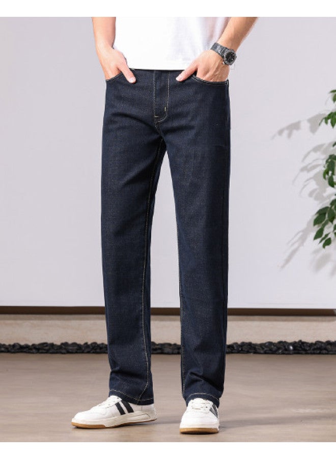 Tucano straight Loose Stretch Cotton Men's Jeans - Stylish Casual & Business Commuter Pants For Spring/summer - Image 1