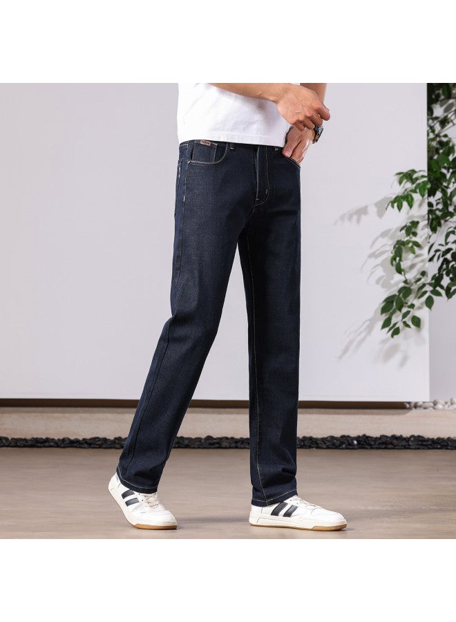 Tucano straight Loose Stretch Cotton Men's Jeans - Stylish Casual & Business Commuter Pants For Spring/summer - Image 3