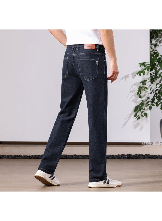 Tucano straight Loose Stretch Cotton Men's Jeans - Stylish Casual & Business Commuter Pants For Spring/summer - Image 5