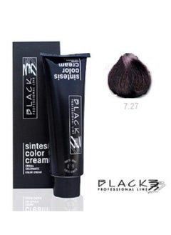Black Sintesis Color Cream Chocolate Mauve 7.22/7.27 – Permanent Hair Colour with Rich, Radiant Highlights and Advanced Grey Coverage, 100ml