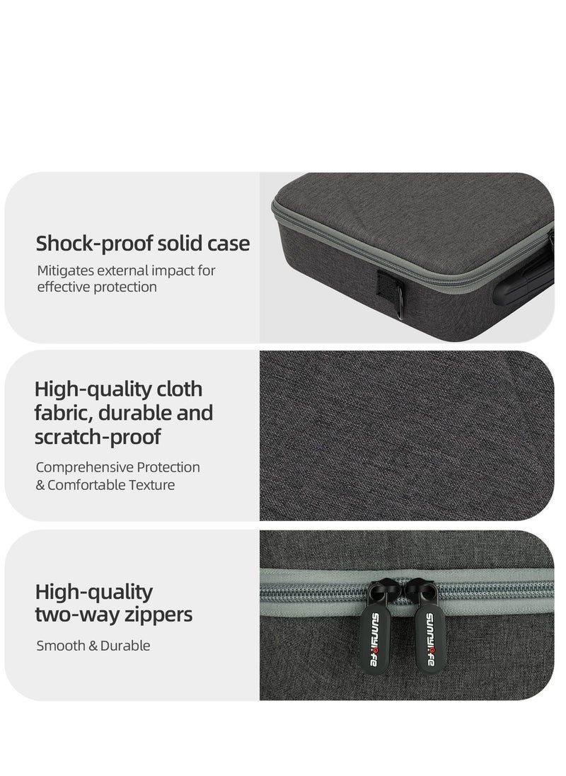 Excefore - Avata 2 Carrying Case Portable Travel Bag for DJI Avata 2 Fly More Combo, Hard Shell Storage Case for DJI Avata 2, Goggles 3, RC Motion 3 Controller Accessories - Image 1