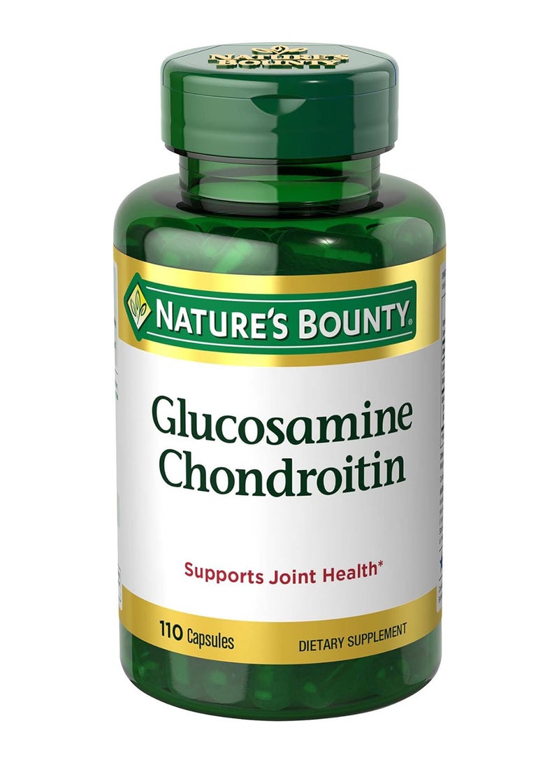NATURE'S BOUNTY Glucosamine Chondroitin Support Joint Health, 110 Capsules 55 days supply - Image 1