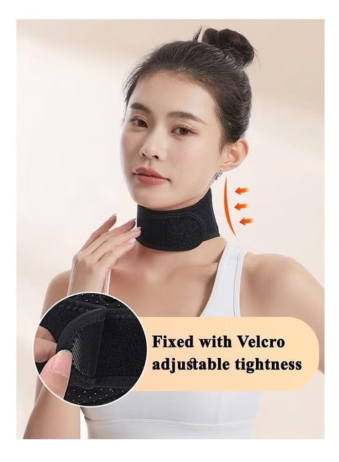 واي جيه دعامة رقبة مغناطيسية ذاتية التسخين للرجال والنساء، واقٍ للرقبة قابل للتعديل، دعم للرقبة، مدفئ للرقبة، واقٍ للرقبة للتخفيف من آلام الرقبة، التهاب المفاصل، الصداع النصفي، ألم الكتف والظهر والعمود الفقري - Image 3