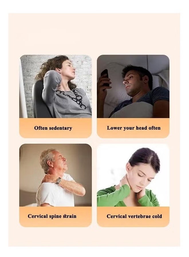 واي جيه دعامة رقبة مغناطيسية ذاتية التسخين للرجال والنساء، واقٍ للرقبة قابل للتعديل، دعم للرقبة، مدفئ للرقبة، واقٍ للرقبة للتخفيف من آلام الرقبة، التهاب المفاصل، الصداع النصفي، ألم الكتف والظهر والعمود الفقري - Image 5