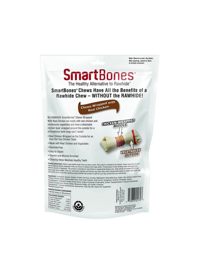 SmartBones Chicken-Wrapped Sticks, Treat Your Dog to a Rawhide-Free Chew Made With Real Chicken and Vegetables 20 Count (Pack of 1) - Image 2