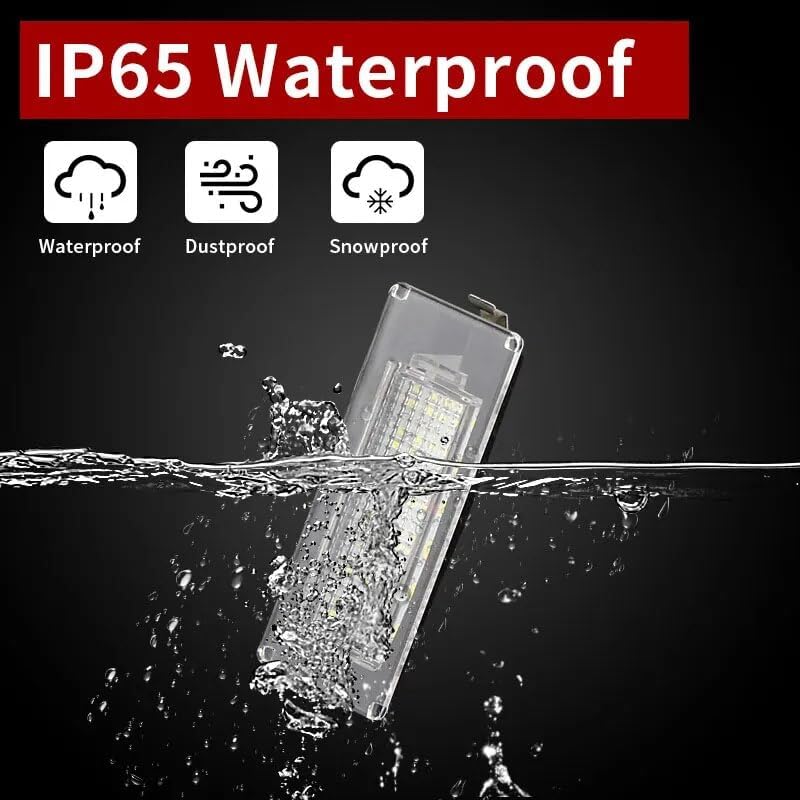 QASULER 2Pcs License Plate Light for Fiat, Peugeot, Citroen - Image 4