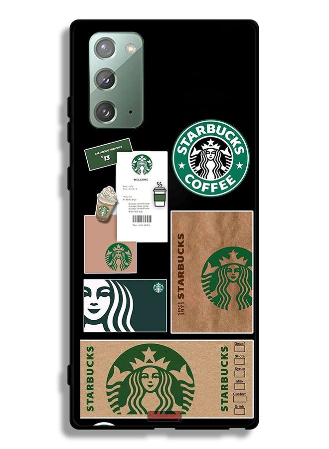 Tolwak غطاء واقي لهاتف سامسونج جالكسي نوت 20 5G مع ملصق ستاربكس - Image 2