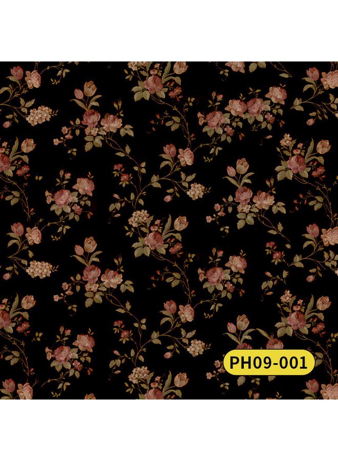 الأزرق جي دبليو خلفية خلفية خلفية من النباتات القديمة ، زهرة ، تلفزيون ، ملصقات الأثاث الراقية ، ملصقات جديدة ، سمك wallpaper - Image 1