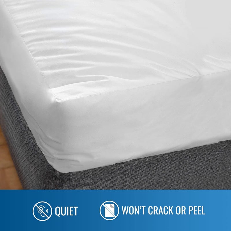 DMI Waterproof Mattress Protector and Cover Contoured Fitted Sheet Fit Hospital Bed White 36x80x6 Inch Pack of 4 - Image 5