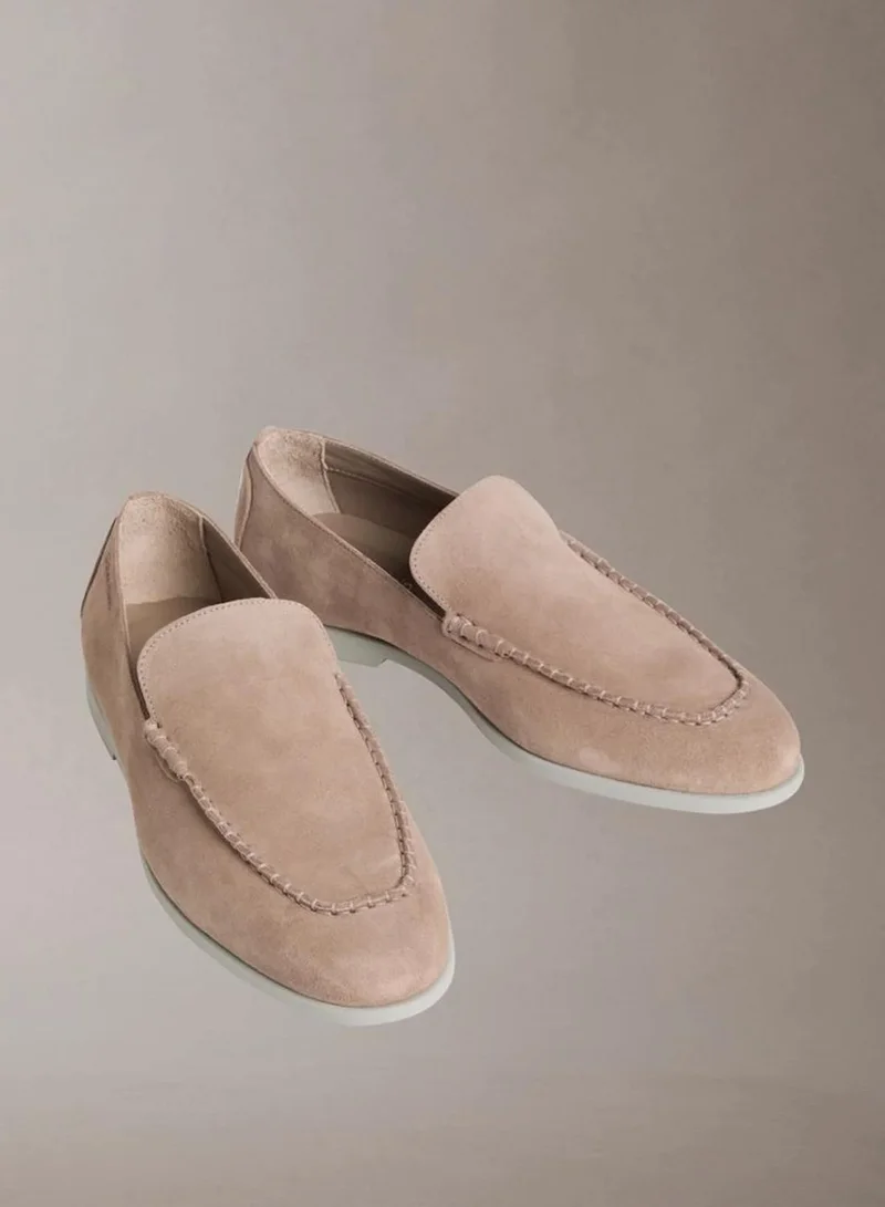 Calvin Klein Taylor - Suede Apron Toe Hybrid Loafers