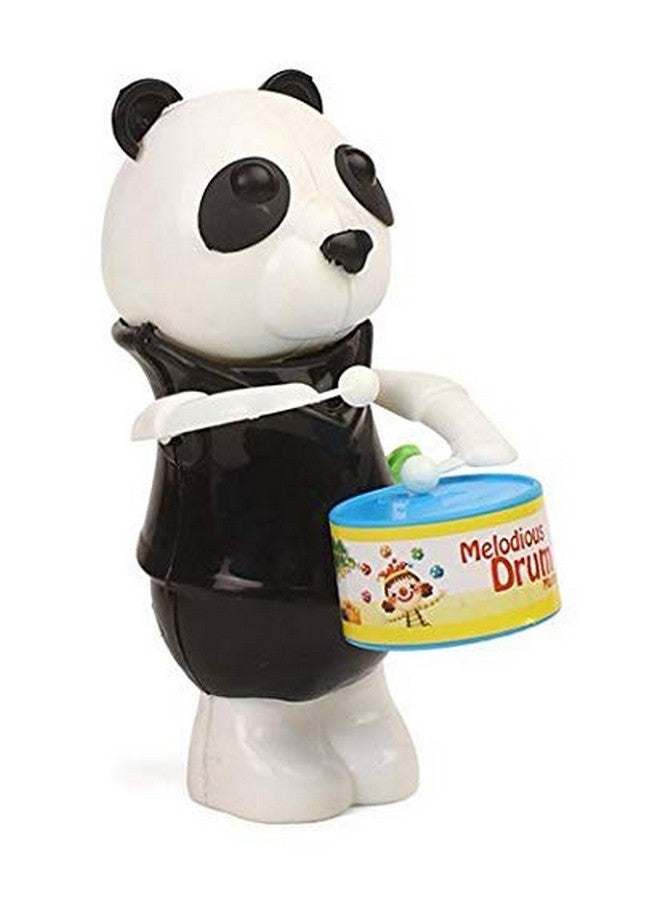 Smart Picks Baby Melodious Wind Up Panda Toy With Drum - White Black  - Image 1