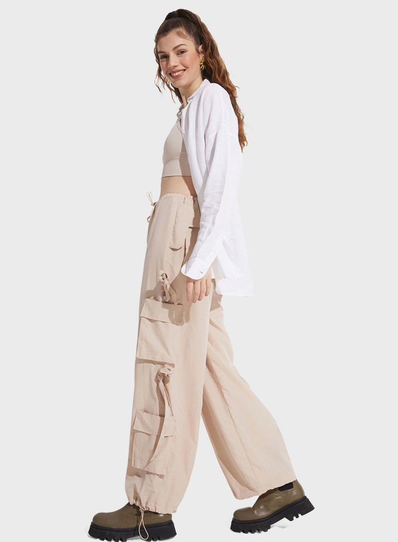 جون بنطلون بخصر مرتفع - Image 3