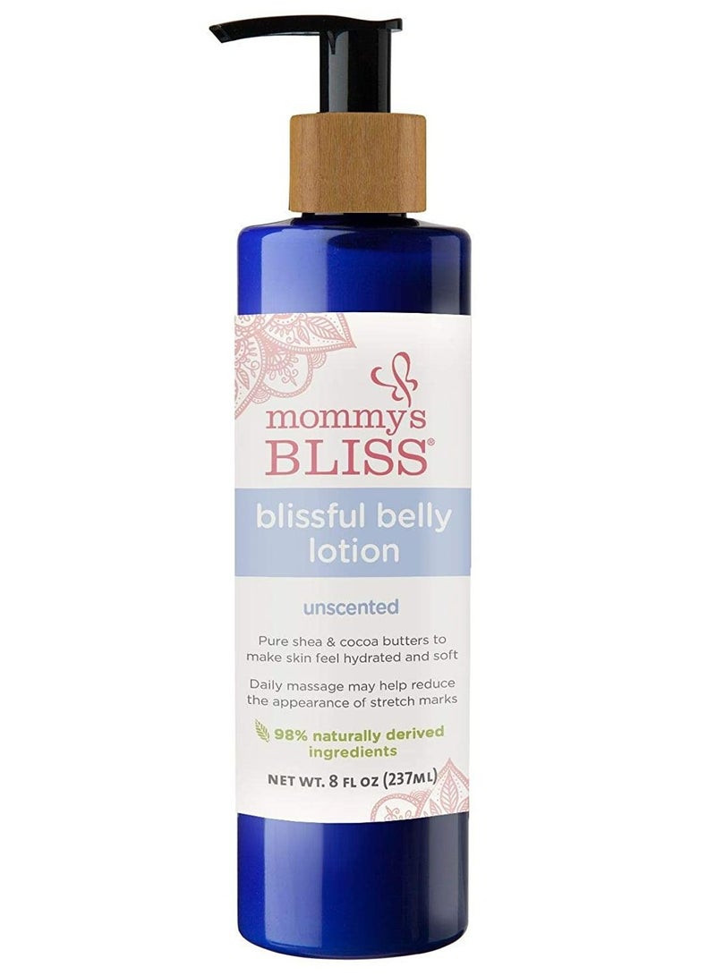 ماما بليس Mommy's Bliss Belly Lotion غير معطر ، 8 أونصة سائلة